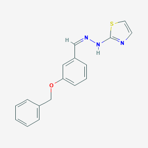 3-(Benzyloxy)benzaldehyde 1,3-thiazol-2-ylhydrazone