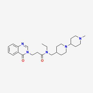 N-ethyl-N-[(1'-methyl-1,4'-bipiperidin-4-yl)methyl]-3-(4-oxo-3(4H)-quinazolinyl)propanamide