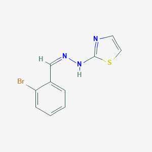 molecular formula C10H8BrN3S B380607 2-Bromobenzaldehyde 1,3-thiazol-2-ylhydrazone 
