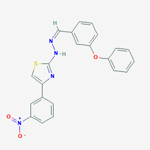 3-Phenoxybenzaldehyde (4-{3-nitrophenyl}-1,3-thiazol-2-yl)hydrazone