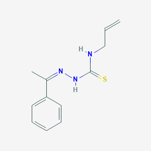 molecular formula C12H15N3S B380616 1-phenylethanone N-allylthiosemicarbazone 