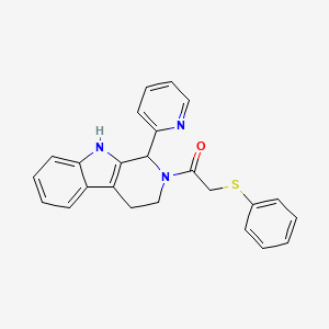 2-[(phenylthio)acetyl]-1-(2-pyridinyl)-2,3,4,9-tetrahydro-1H-beta-carboline