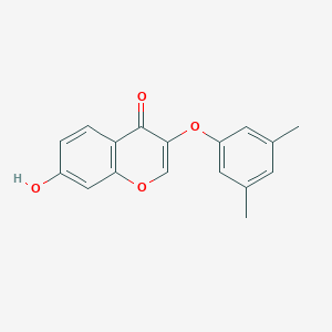 molecular formula C17H14O4 B380645 3-(3,5-Dimethylphenoxy)-7-hydroxychromen-4-one CAS No. 307535-11-1
