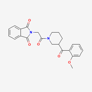 2-{2-[3-(2-methoxybenzoyl)-1-piperidinyl]-2-oxoethyl}-1H-isoindole-1,3(2H)-dione