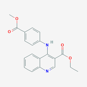 Ethyl 4-{[4-(methoxycarbonyl)phenyl]amino}quinoline-3-carboxylate