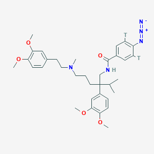 molecular formula C34H45N5O5 B038065 Nab-verapamil CAS No. 117638-38-7