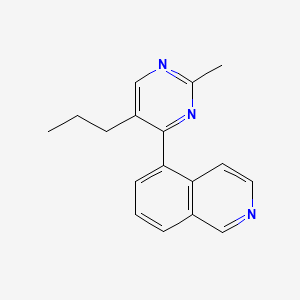 5-(2-methyl-5-propylpyrimidin-4-yl)isoquinoline