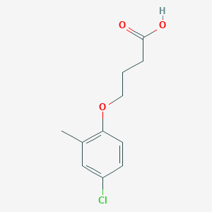 molecular formula C11H13ClO3 B038069 4-(4-Chloro-2-methylphenoxy)butanoic acid CAS No. 94-81-5