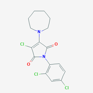 3-(1-azepanyl)-4-chloro-1-(2,4-dichlorophenyl)-1H-pyrrole-2,5-dione