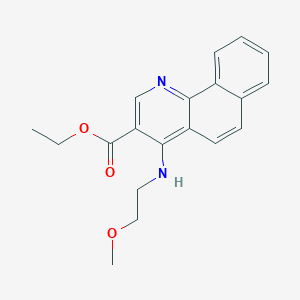 Ethyl 4-[(2-methoxyethyl)amino]benzo[h]quinoline-3-carboxylate