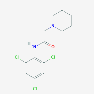 2-(1-piperidinyl)-N-(2,4,6-trichlorophenyl)acetamide