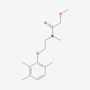 2-methoxy-N-methyl-N-[2-(2,3,6-trimethylphenoxy)ethyl]acetamide