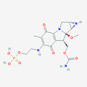 molecular formula C17H23N4O9P B038072 Mitomycin phosphate CAS No. 124580-38-7