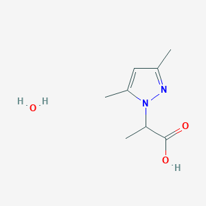 2-(3,5-dimethyl-1H-pyrazol-1-yl)propanoic acid hydrate