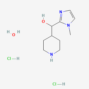 (1-methyl-1H-imidazol-2-yl)(4-piperidinyl)methanol dihydrochloride hydrate