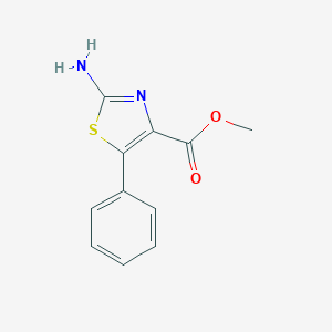 molecular formula C11H10N2O2S B038076 2-氨基-5-苯基-1,3-噻唑-4-羧酸甲酯 CAS No. 115174-39-5