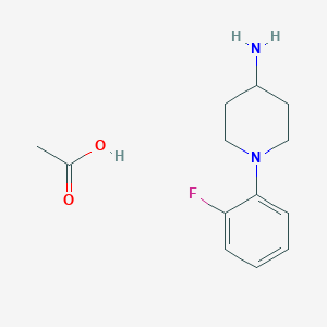 1-(2-fluorophenyl)-4-piperidinamine acetate