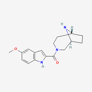 rel-(1S,6R)-3-[(5-methoxy-1H-indol-2-yl)carbonyl]-3,9-diazabicyclo[4.2.1]nonane hydrochloride