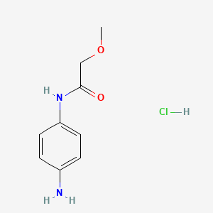 N-(4-aminophenyl)-2-methoxyacetamide hydrochloride