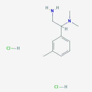 N~1~,N~1~-dimethyl-1-(3-methylphenyl)-1,2-ethanediamine dihydrochloride