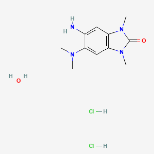 5-amino-6-(dimethylamino)-1,3-dimethyl-1,3-dihydro-2H-benzimidazol-2-one dihydrochloride hydrate