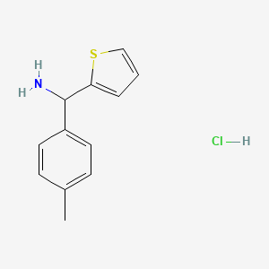 [(4-methylphenyl)(2-thienyl)methyl]amine hydrochloride