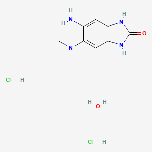 5-amino-6-(dimethylamino)-1,3-dihydro-2H-benzimidazol-2-one dihydrochloride hydrate