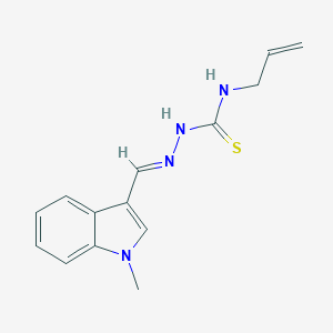 molecular formula C14H16N4S B380814 1-[(E)-(1-methylindol-3-yl)methylideneamino]-3-prop-2-enylthiourea CAS No. 307544-58-7