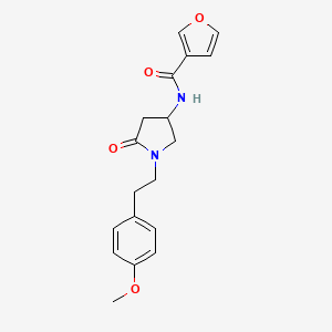 N-{1-[2-(4-methoxyphenyl)ethyl]-5-oxo-3-pyrrolidinyl}-3-furamide
