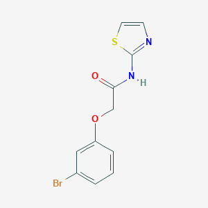 2-(3-bromophenoxy)-N-(1,3-thiazol-2-yl)acetamide