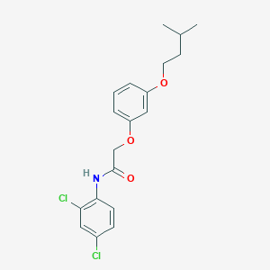 N-(2,4-dichlorophenyl)-2-[3-(isopentyloxy)phenoxy]acetamide