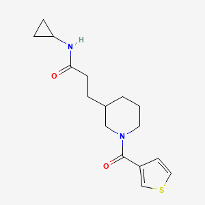 N-cyclopropyl-3-[1-(3-thienylcarbonyl)-3-piperidinyl]propanamide