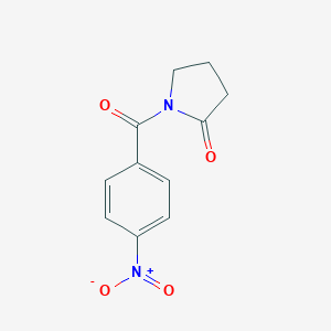 molecular formula C11H10N2O4 B380860 1-(4-Nitrobenzoyl)pyrrolidin-2-one CAS No. 119741-53-6