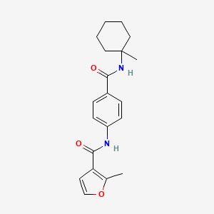 2-methyl-N-(4-{[(1-methylcyclohexyl)amino]carbonyl}phenyl)-3-furamide