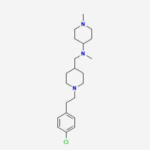 N-({1-[2-(4-chlorophenyl)ethyl]-4-piperidinyl}methyl)-N,1-dimethyl-4-piperidinamine