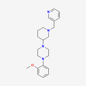 1-(2-methoxyphenyl)-4-[1-(3-pyridinylmethyl)-3-piperidinyl]piperazine