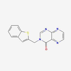 3-(1-benzothien-2-ylmethyl)pteridin-4(3H)-one