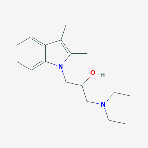 molecular formula C17H26N2O B380912 1-(diethylamino)-3-(2,3-dimethyl-1H-indol-1-yl)propan-2-ol 