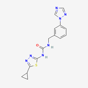 N-(5-cyclopropyl-1,3,4-thiadiazol-2-yl)-N'-[3-(1H-1,2,4-triazol-1-yl)benzyl]urea