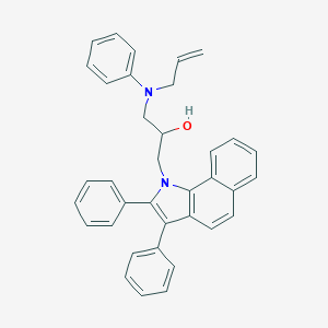 1-(allylanilino)-3-(2,3-diphenyl-1H-benzo[g]indol-1-yl)-2-propanol