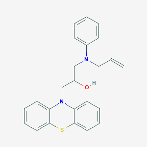 molecular formula C24H24N2OS B380935 1-(10H-phenothiazin-10-yl)-3-[phenyl(prop-2-en-1-yl)amino]propan-2-ol 