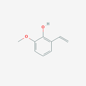 molecular formula C9H10O2 B038094 苯酚，2-乙烯基-6-甲氧基- CAS No. 120550-69-8