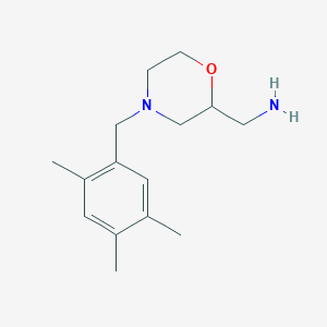 1-[4-(2,4,5-trimethylbenzyl)morpholin-2-yl]methanamine