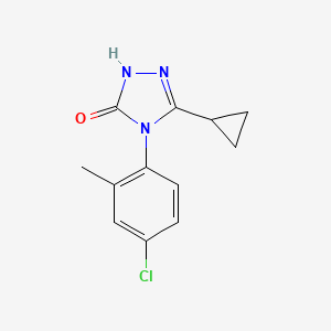 4-(4-chloro-2-methylphenyl)-5-cyclopropyl-2,4-dihydro-3H-1,2,4-triazol-3-one