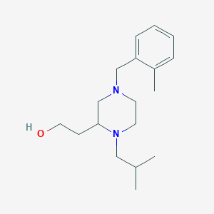 2-[1-isobutyl-4-(2-methylbenzyl)-2-piperazinyl]ethanol