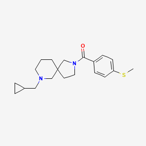 7-(cyclopropylmethyl)-2-[4-(methylthio)benzoyl]-2,7-diazaspiro[4.5]decane