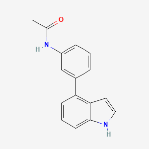 N-[3-(1H-indol-4-yl)phenyl]acetamide