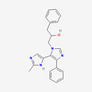 1-(2-methyl-5'-phenyl-1H,3'H-4,4'-biimidazol-3'-yl)-3-phenylpropan-2-ol