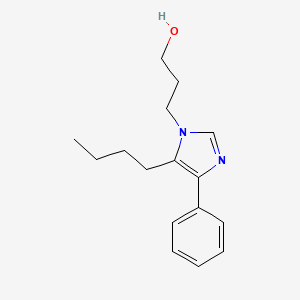 3-(5-butyl-4-phenyl-1H-imidazol-1-yl)propan-1-ol