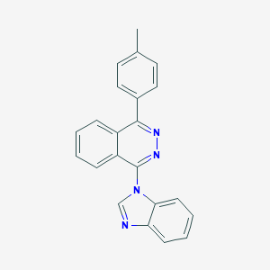 molecular formula C22H16N4 B381049 1-(Benzimidazol-1-yl)-4-(4-methylphenyl)phthalazine CAS No. 315693-14-2